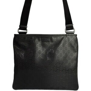 Gucci GG Imprime Messenger Bag Crossbody Black